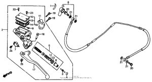 VF700C Цилиндр сцепления