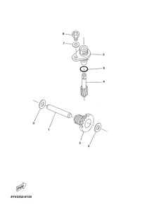 TZR50 Тахометр