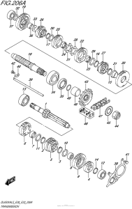 DL650X (ABS) Трансмиссия