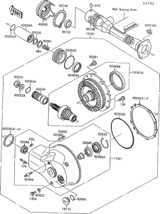 VN1500 Drive shaft / final gear(1 / 2)