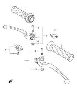 GSX1300R Рулевой рычаг