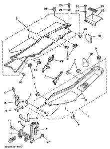 TZR250 Боковые обтекатели