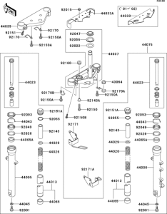 BN125 Передняя вилка