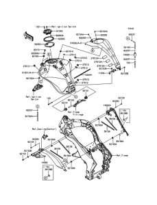 ZR1000 Топливный бак