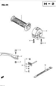 GSX400 Right handle switch