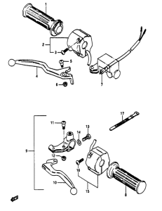 RG50 Рулевой переключатель