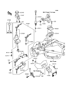 ZR250 Замок зажигания