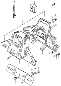 RG50 Задний комбинированный сигнал