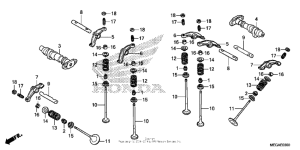 VT750CA Распределительный вал