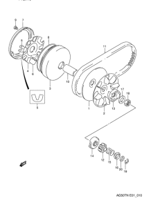 AG50 Трансмиссия
