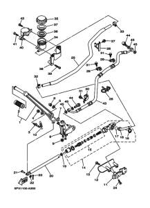XV1700PC XV17PC XV17PCS Задний тормозной цилиндр
