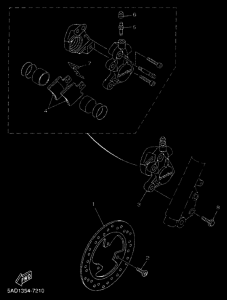 YN50 Передний суппорт
