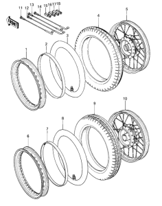 KZ400 Колеса,покрышки