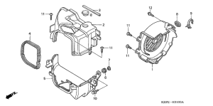 SCV100 Shroud / fan cover
