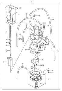 RM125 Carburetor assy