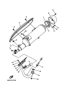 YP250 エキゾ-スト