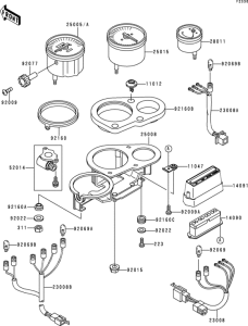 ZX400 Приборы