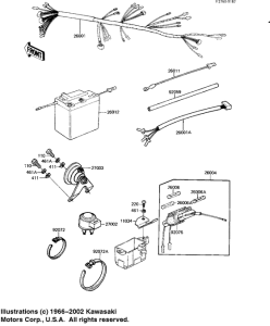 KE125 Электрика