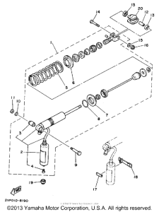 YZ80A Амортизаторы задние