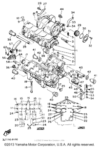 YX600A Картер двигателя