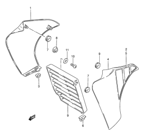 TS50 Frame front cover