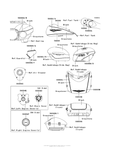 VN1700 Decals (Black / graystone)(Acf)