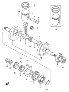 TS50 Вал коленчатый