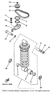 RZ350NC Амортизаторы задние