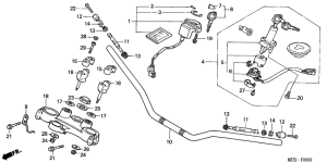 XL1000V Handle pipe / top bridge