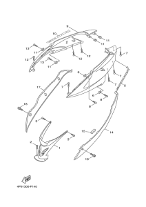 XC125 Боковые обтекатели