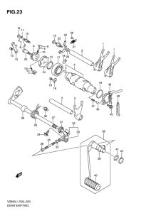 VZ800 Переключение передач