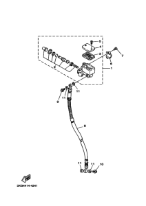 XC125TR Передний тормозной цилиндр