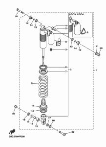 WR450F Задняя подвеска