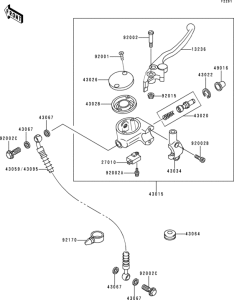 BJ250 Главный тормозной цилиндр