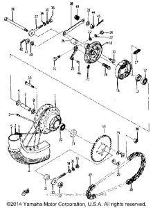 YJ2S Переднее колесо