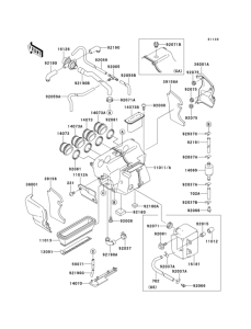 ZX1100 Air cleaner(1 / 2)