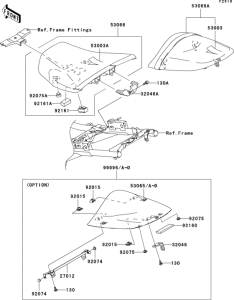 ZR750 Сиденье