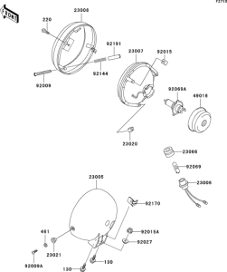 BN125 Headlight(s)(wv)
