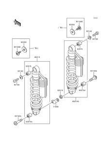 ZR550 Подвеска / амортизатор