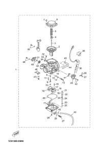 YP250R Карбюратор