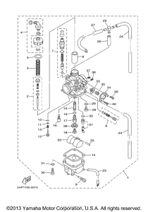 TTR125MC Карбюратор
