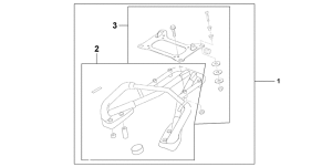VFR800 (ABS) Rear carrier