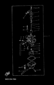 YN50 Carburetor assy