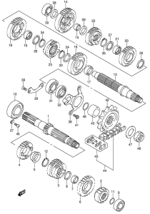 DL1000 Трансмиссия