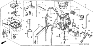 XR650R Carburetor assy