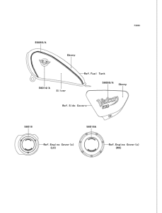 VN750 Наклейки