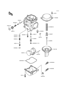 EL250 Детали карбюратора
