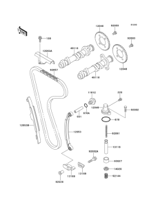 EL250 Распред вал