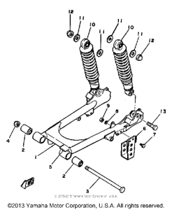 MX100H Rear arm - suspension