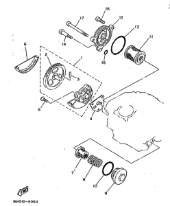 TW125 Масляный насос